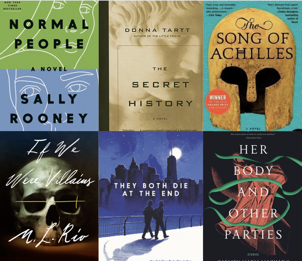 Book covers courtesy of Goodreads. 